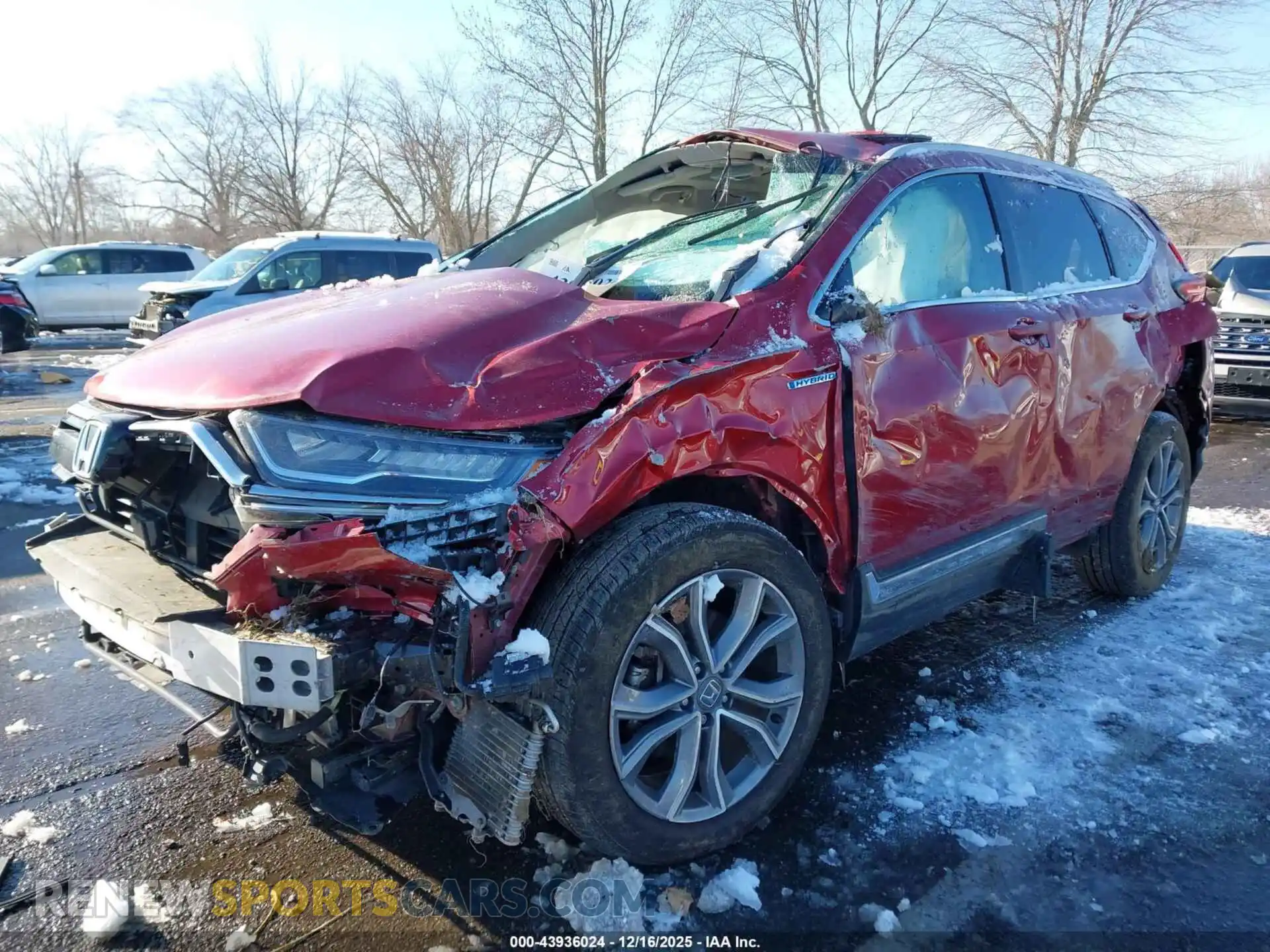 2 Photograph of a damaged car 7FART6H96ME034251 HONDA CR-V HYBRID 2021