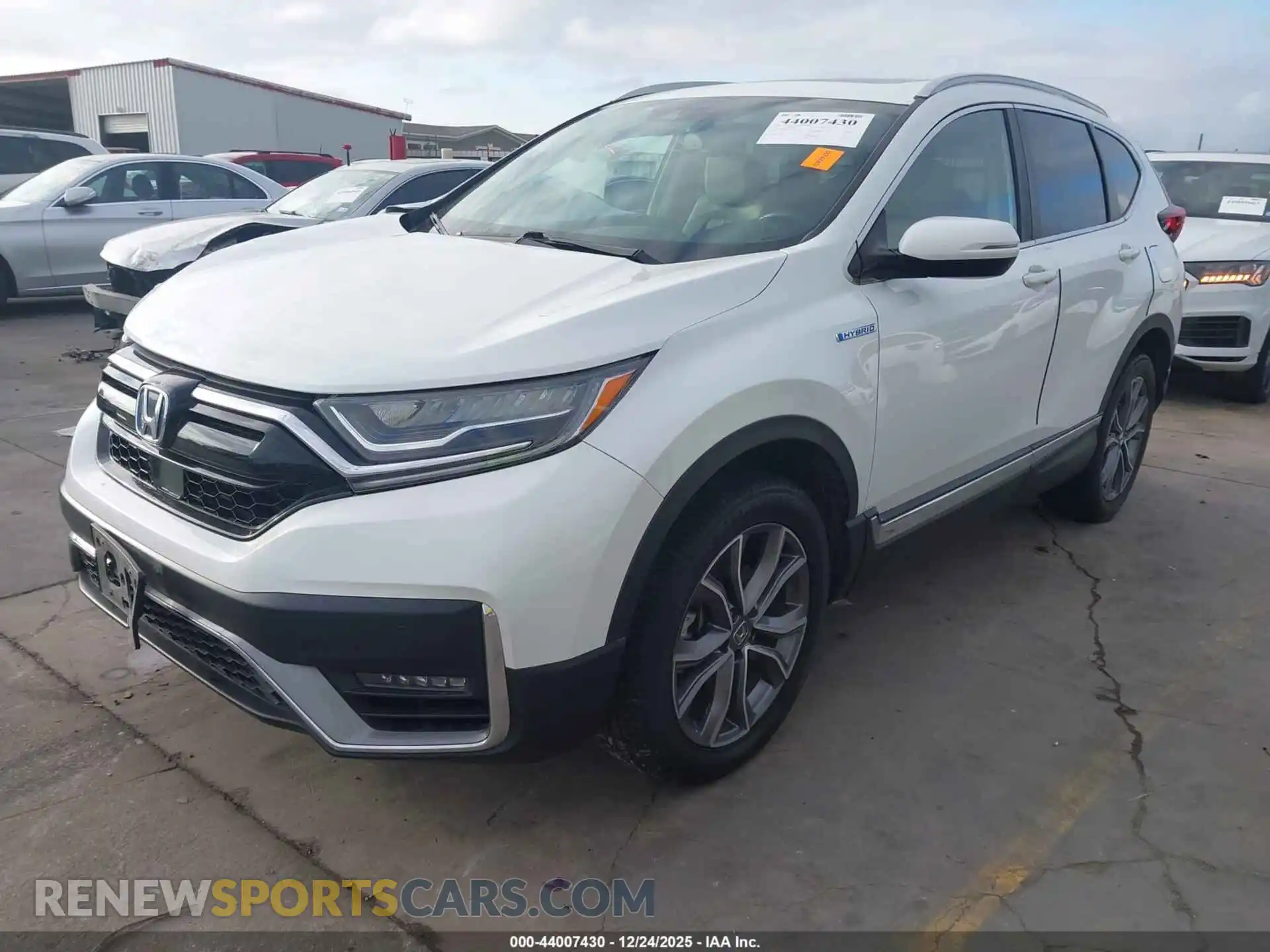 2 Фотография поврежденного автомобиля 7FART6H97ME012663 HONDA CR-V HYBRID 2021