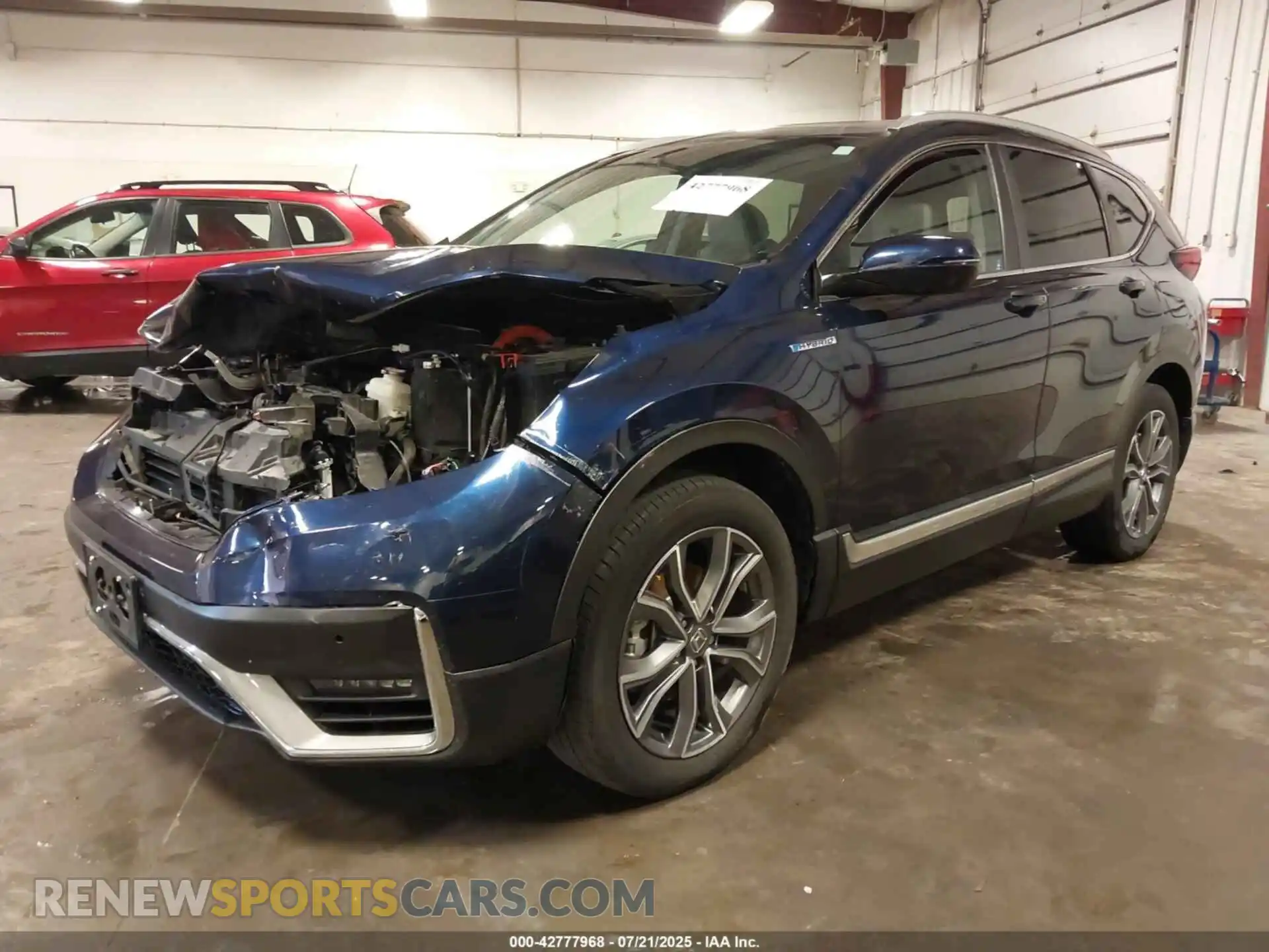 2 fotografías del automóvil dañado 7FART6H97ME015675 HONDA CR-V HYBRID 2021