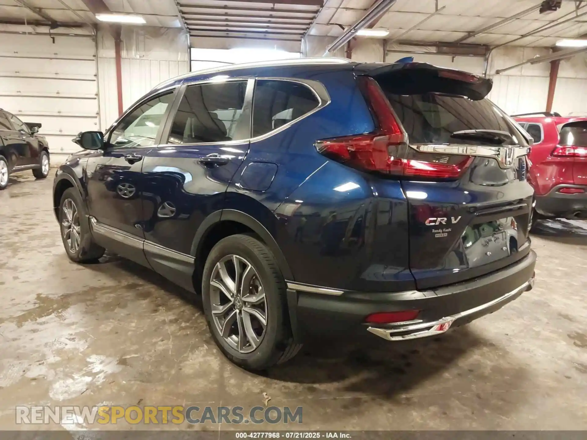 3 fotografías del automóvil dañado 7FART6H97ME015675 HONDA CR-V HYBRID 2021