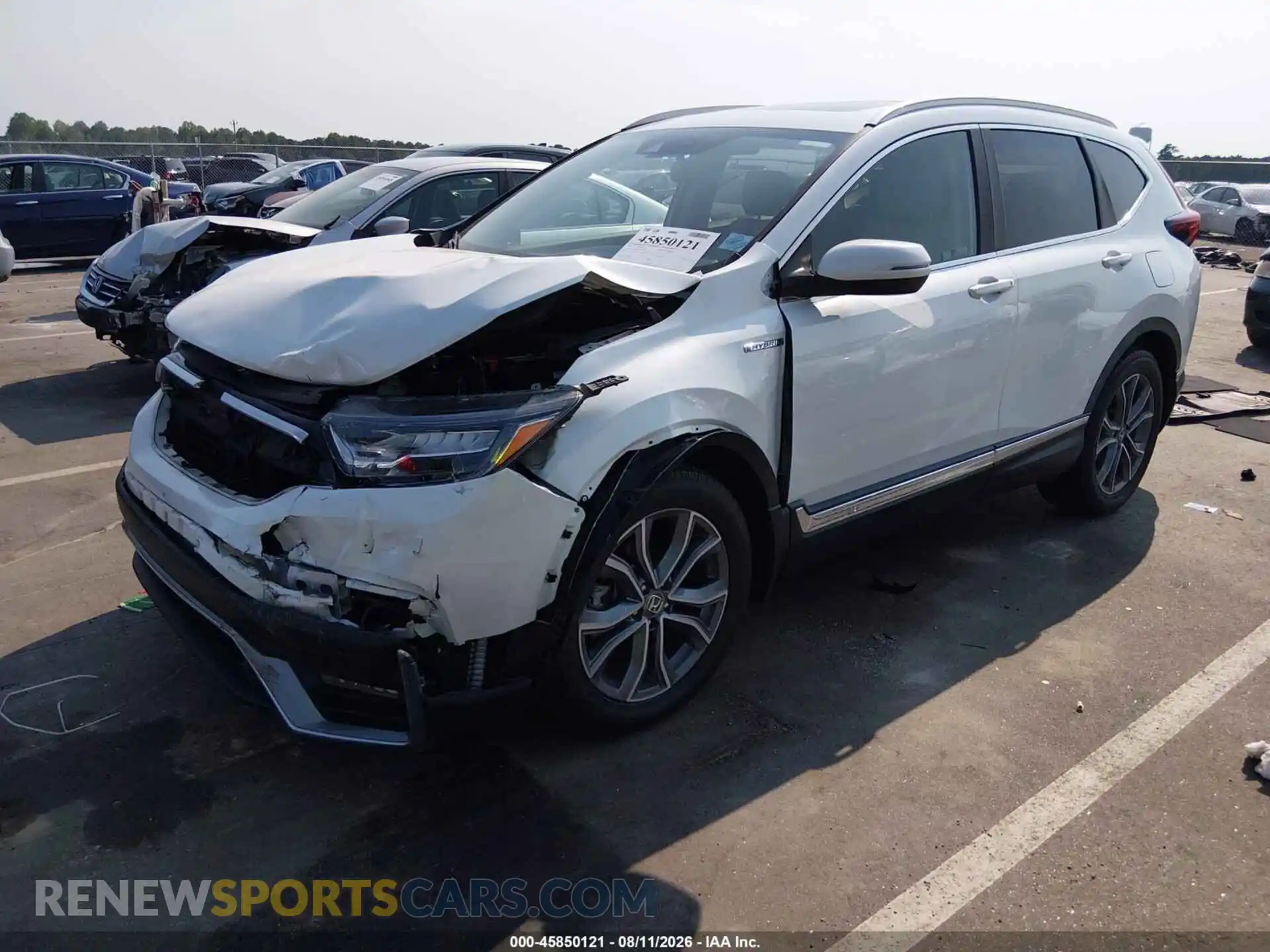2 Photograph of a damaged car 7FART6H9XME030249 HONDA CR-V HYBRID 2021