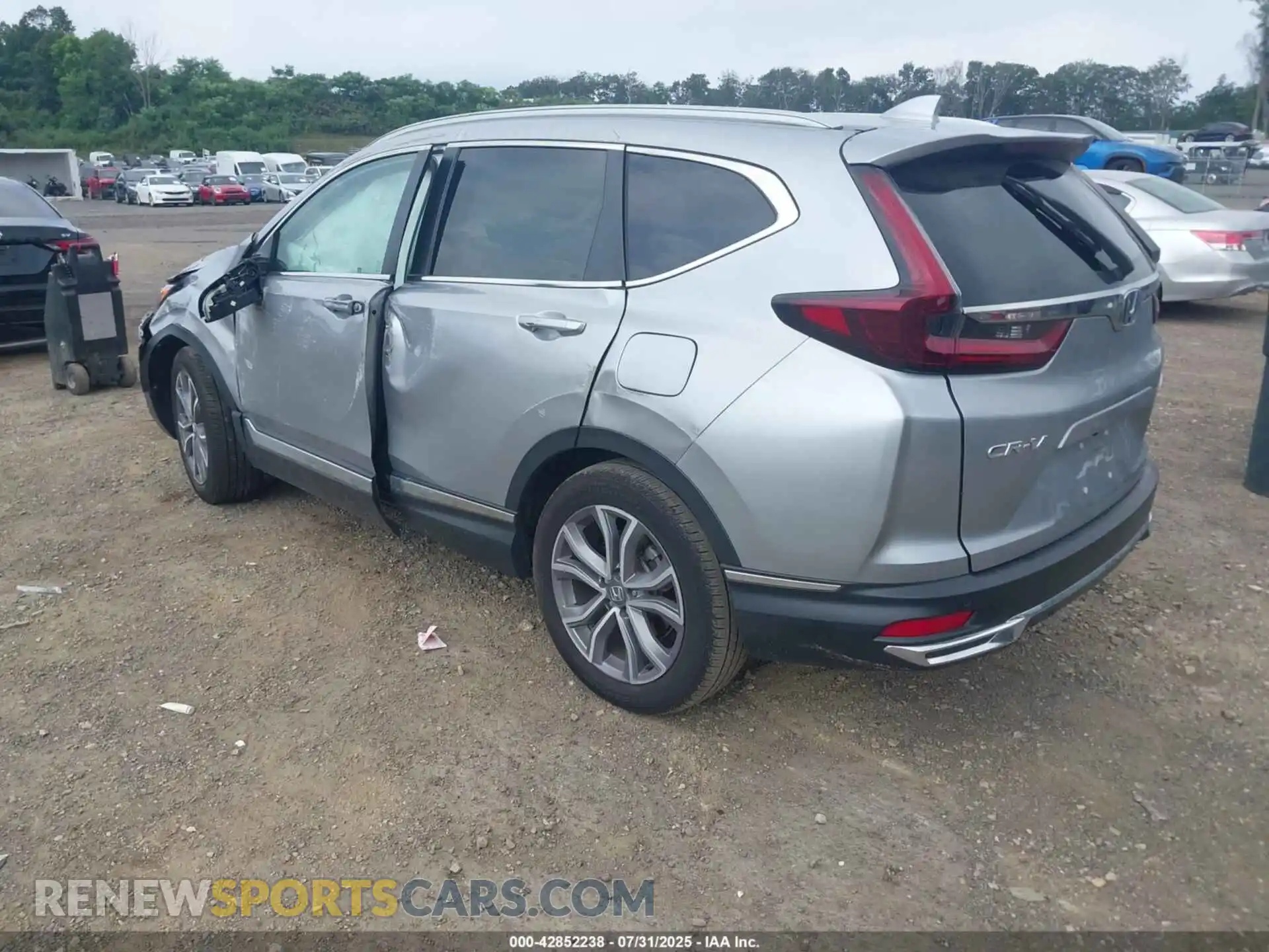 3 Фотография поврежденного автомобиля 7FART6H9XME031823 HONDA CR-V HYBRID 2021