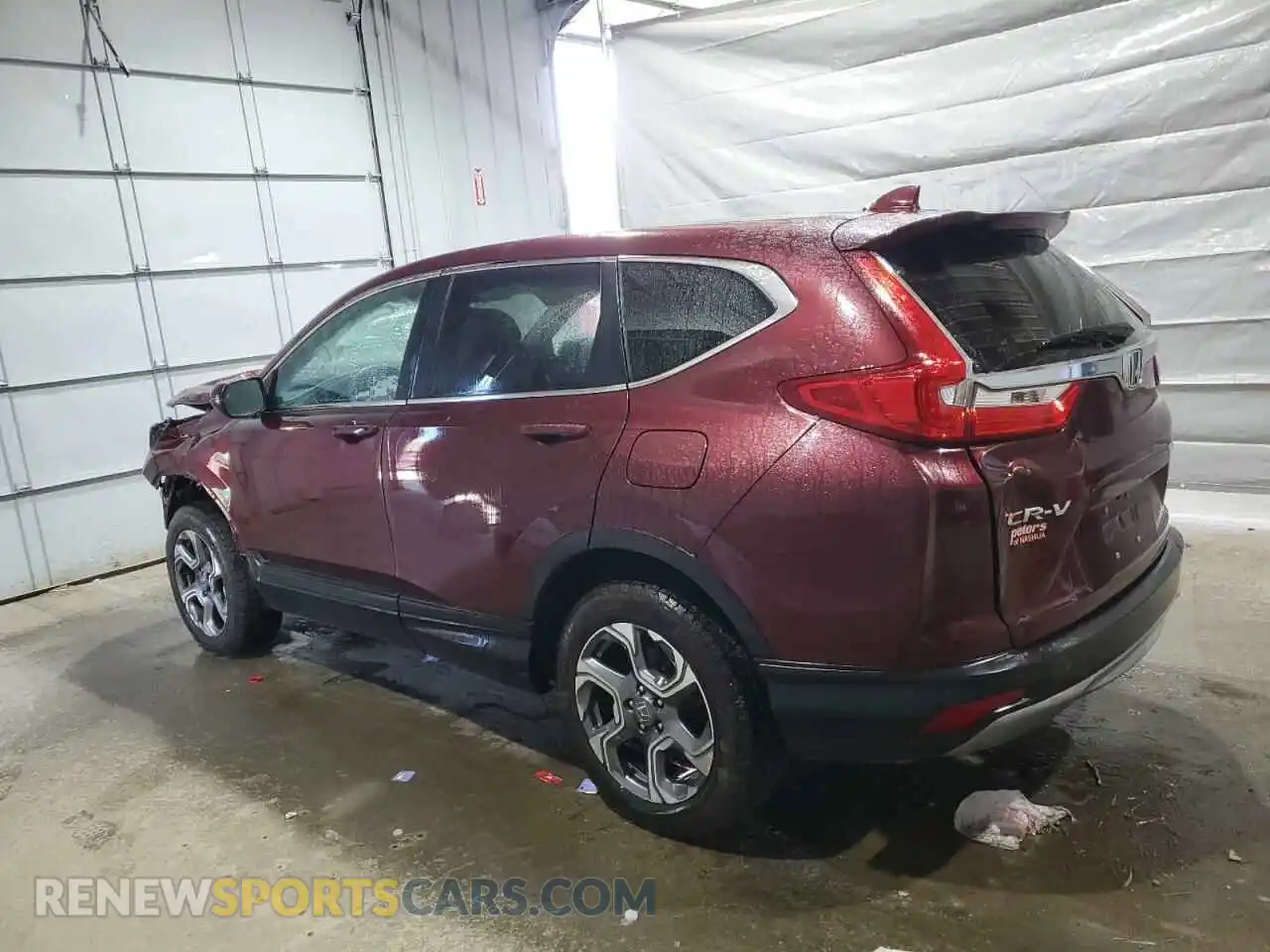 2 Photograph of a damaged car 2HKRW2H52KH606357 HONDA CRV 2019