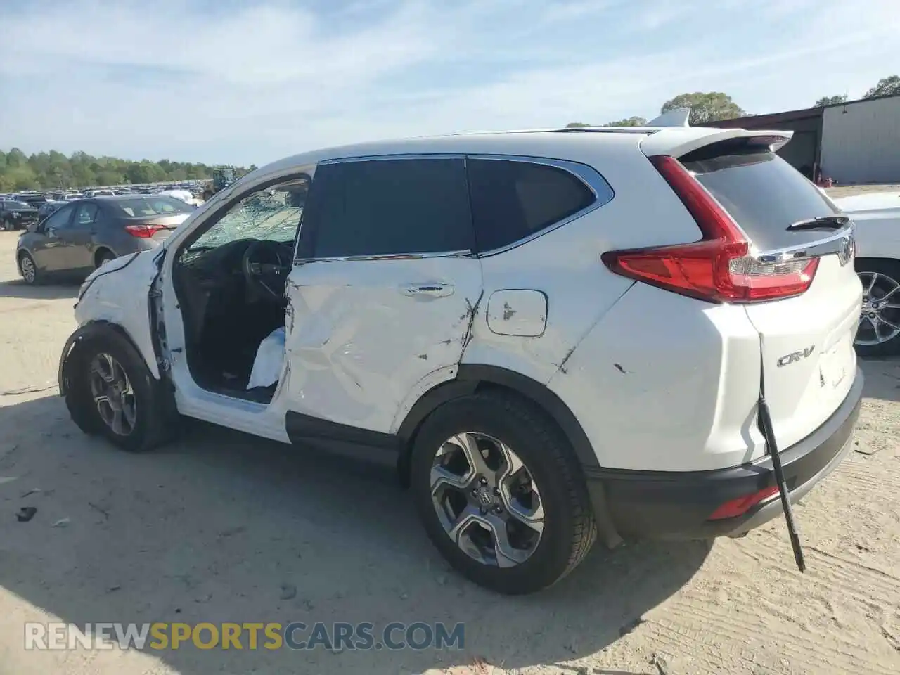 2 Photograph of a damaged car 2HKRW2H54KH652191 HONDA CRV 2019