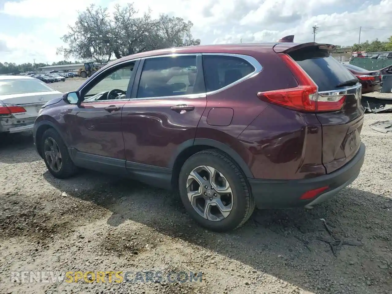2 Photograph of a damaged car 5J6RW1H52KL004669 HONDA CRV 2019