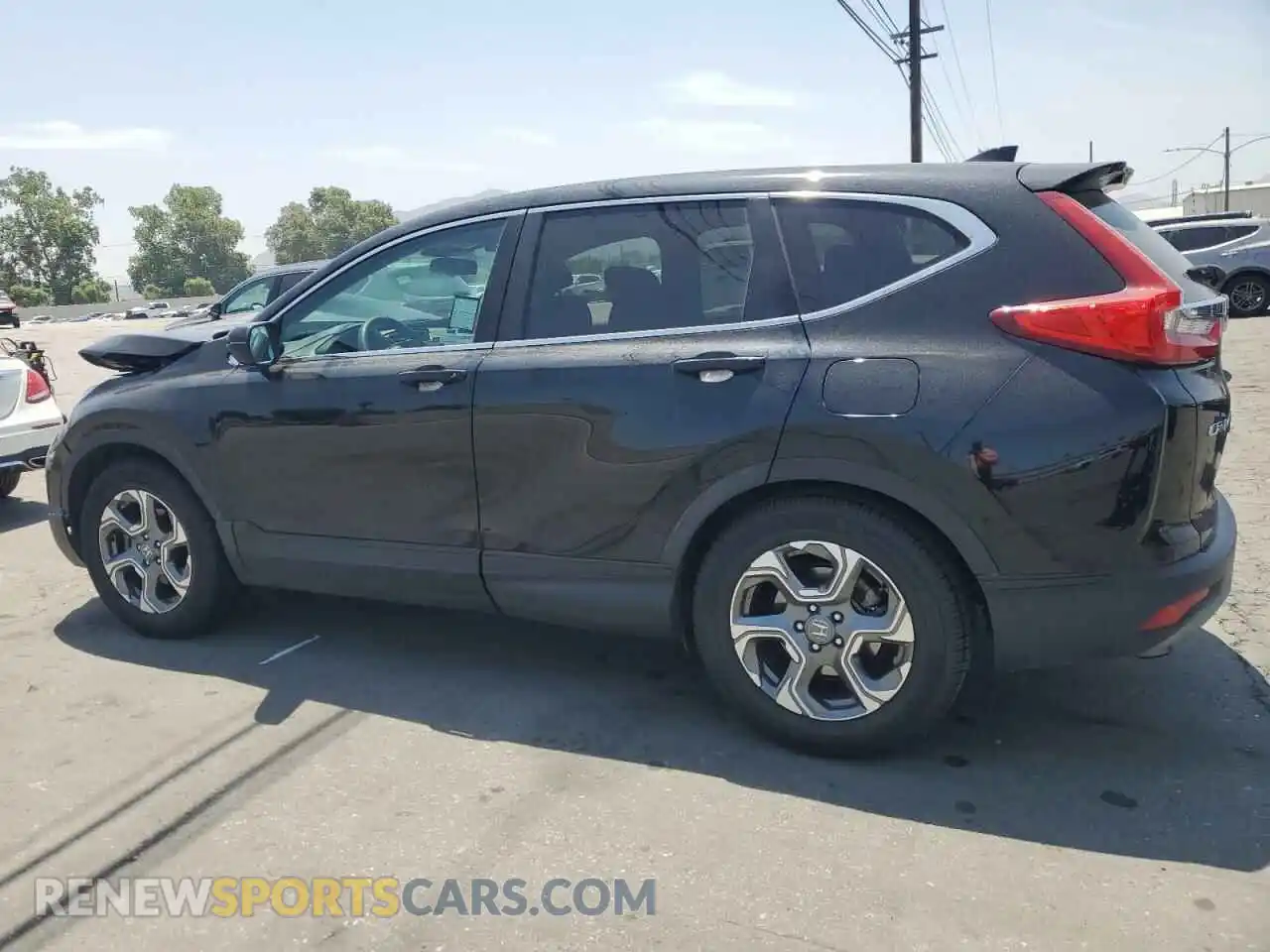 2 Photograph of a damaged car 5J6RW1H55KA047950 HONDA CRV 2019