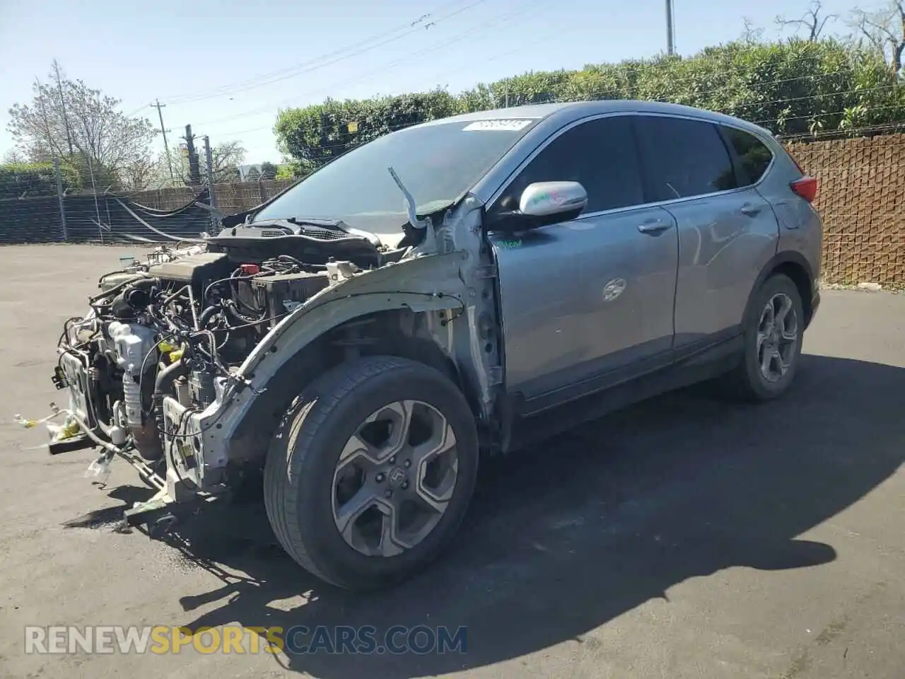 1 fotografías del automóvil dañado 5J6RW1H58KA028860 HONDA CRV 2019