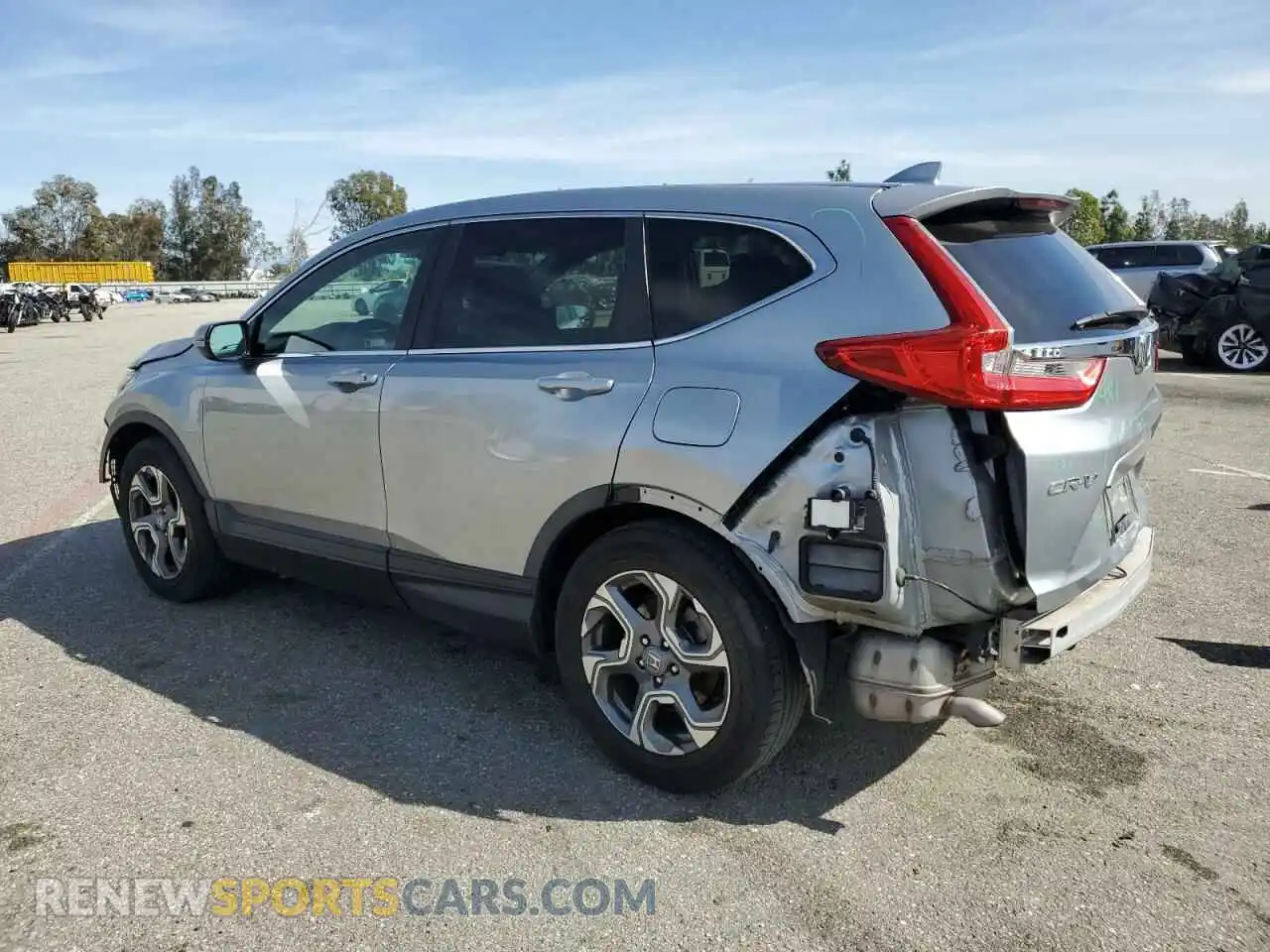 2 Photograph of a damaged car 5J6RW1H59KA038880 HONDA CRV 2019