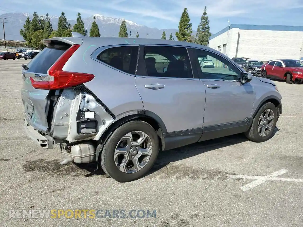 3 Photograph of a damaged car 5J6RW1H59KA038880 HONDA CRV 2019