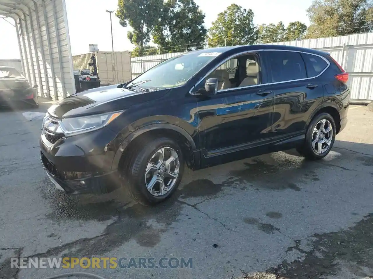 1 Photograph of a damaged car 5J6RW1H85KA047781 HONDA CRV 2019