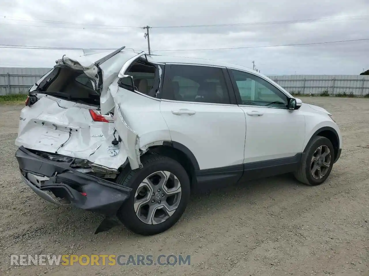 3 Photograph of a damaged car 5J6RW2H56KA020374 HONDA CRV 2019
