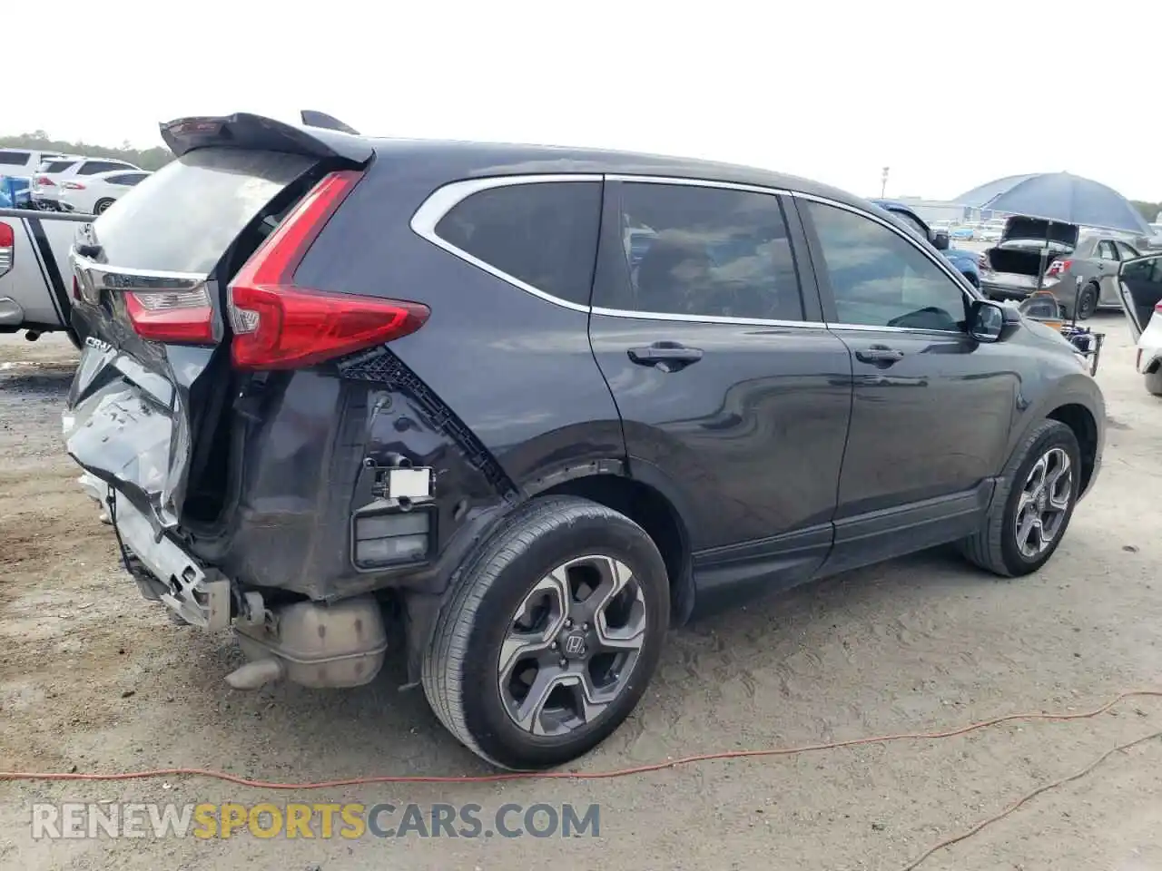 3 fotografías del automóvil dañado 7FARW2H50KE027452 HONDA CRV 2019