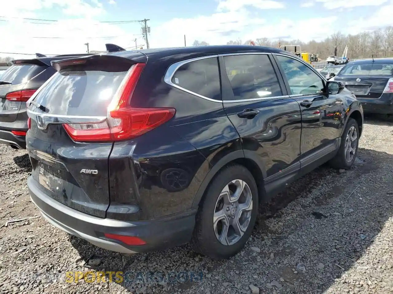 3 Photograph of a damaged car 7FARW2H53KE048764 HONDA CRV 2019