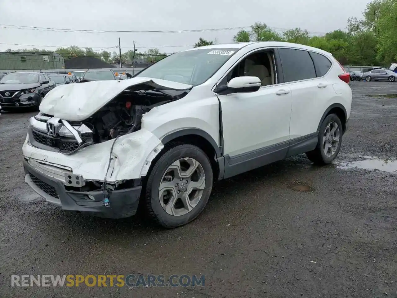 1 Photograph of a damaged car 7FARW2H55KE032002 HONDA CRV 2019