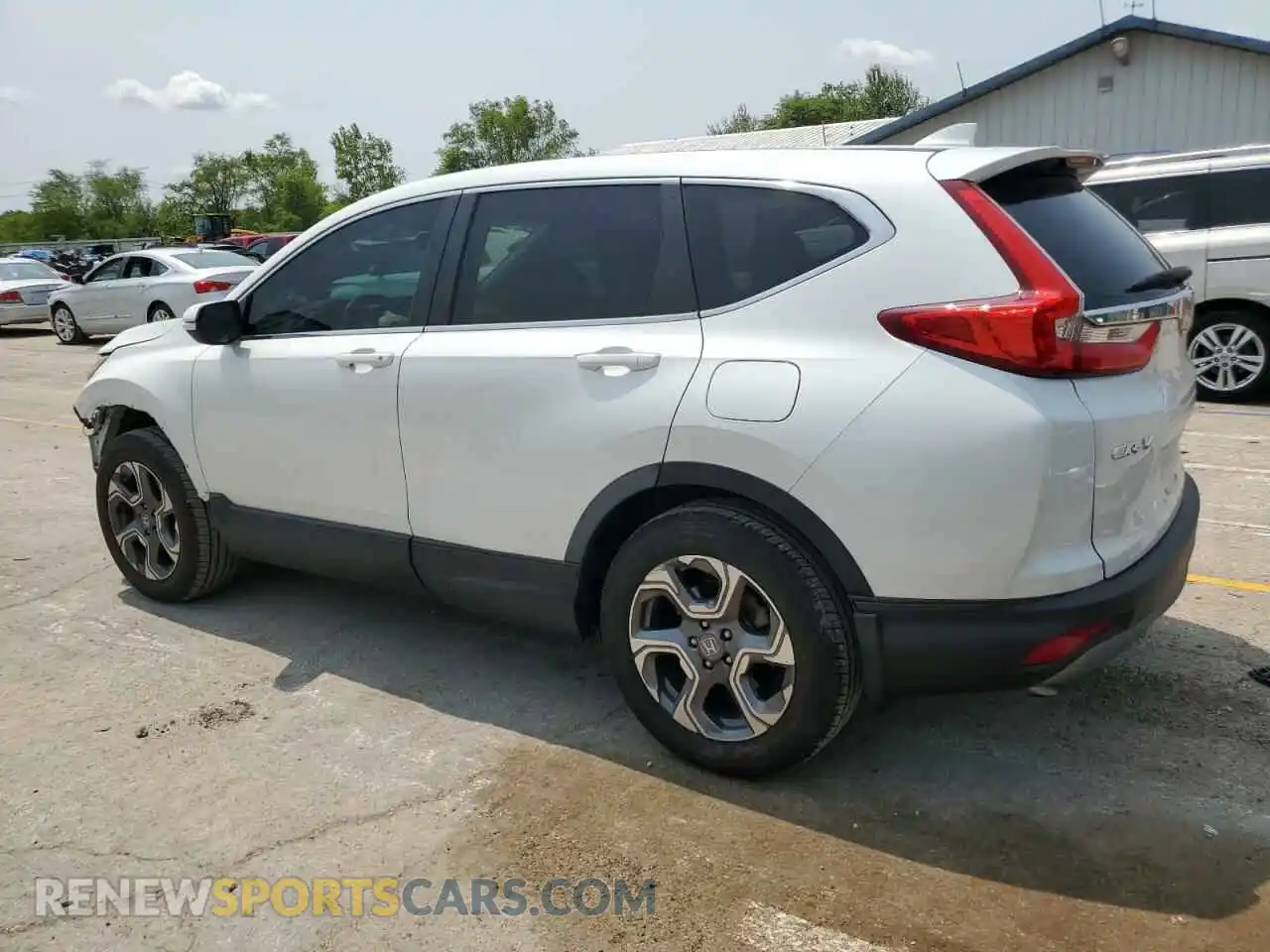 2 Photograph of a damaged car JHLRW2H52KX019504 HONDA CRV 2019