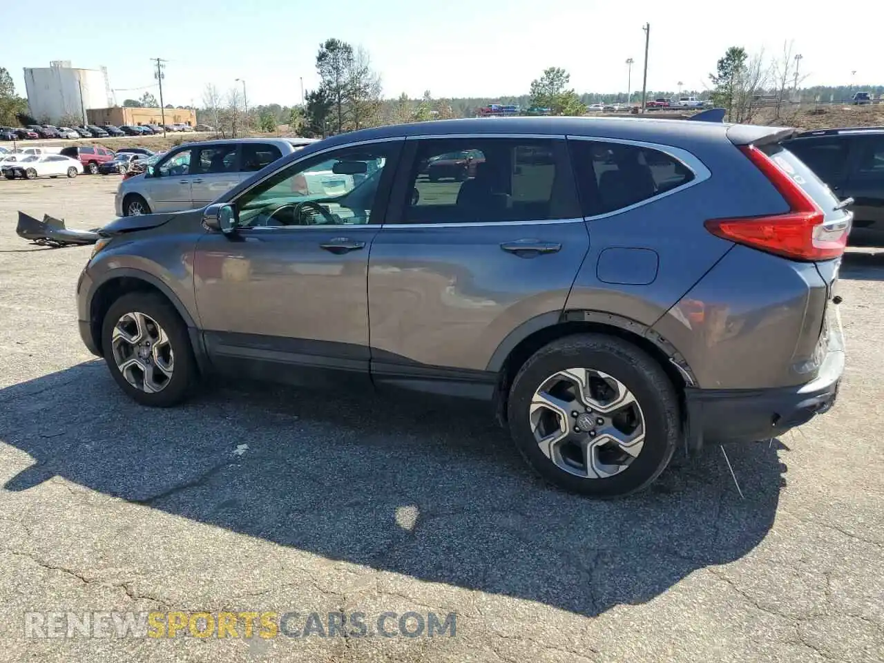 2 Photograph of a damaged car JHLRW2H80KX007622 HONDA CRV 2019