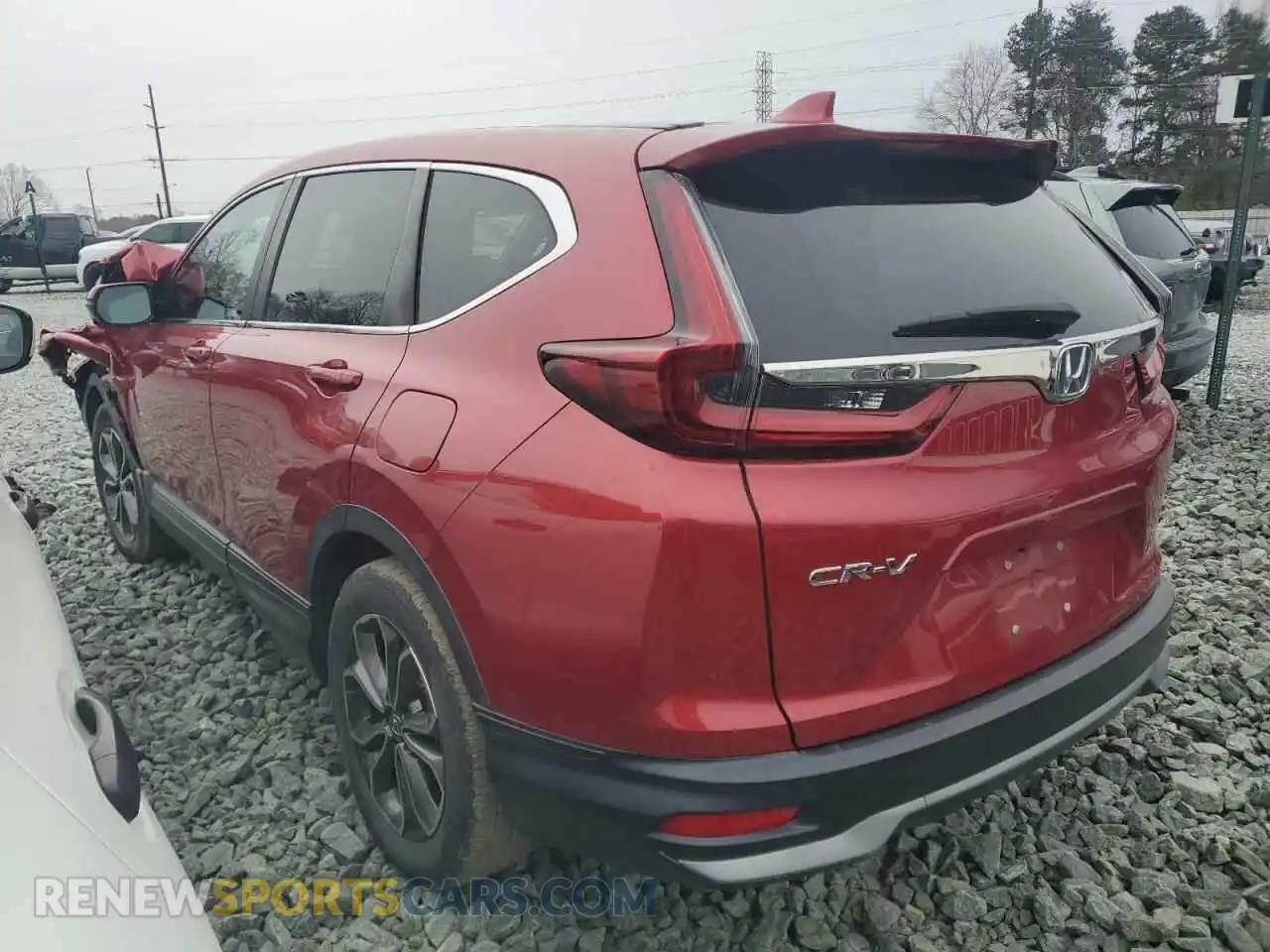 2 fotografías del automóvil dañado 2HKRW1H89LH412074 HONDA CRV 2020