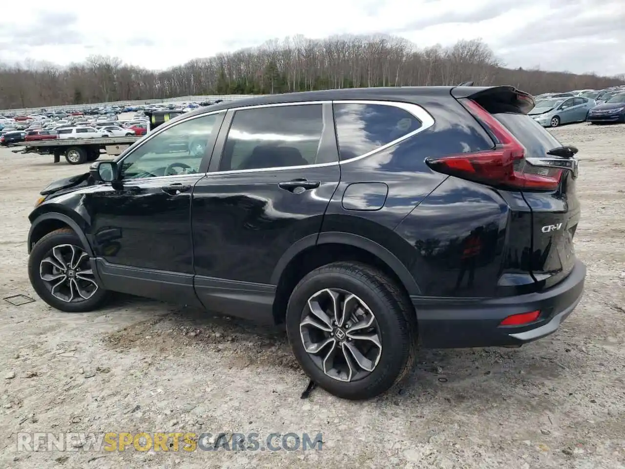 2 fotografías del automóvil dañado 2HKRW2H58LH607711 HONDA CRV 2020