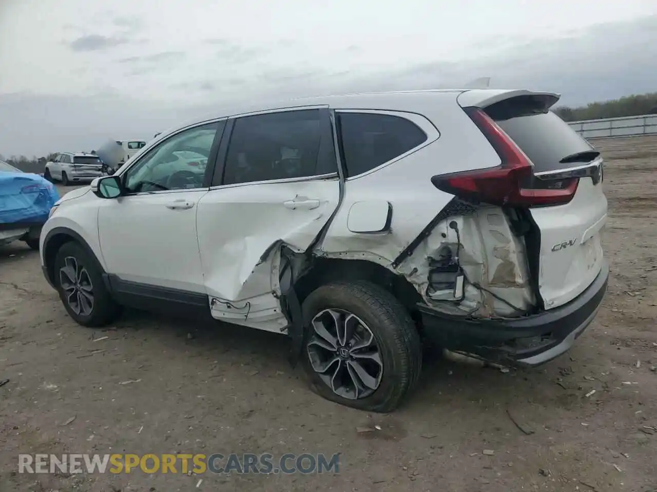 2 fotografías del automóvil dañado 2HKRW2H86LH665200 HONDA CRV 2020