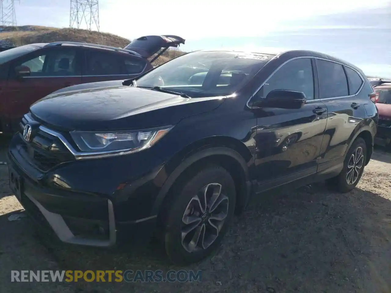 1 Photograph of a damaged car 2HKRW2H88LH683035 HONDA CRV 2020
