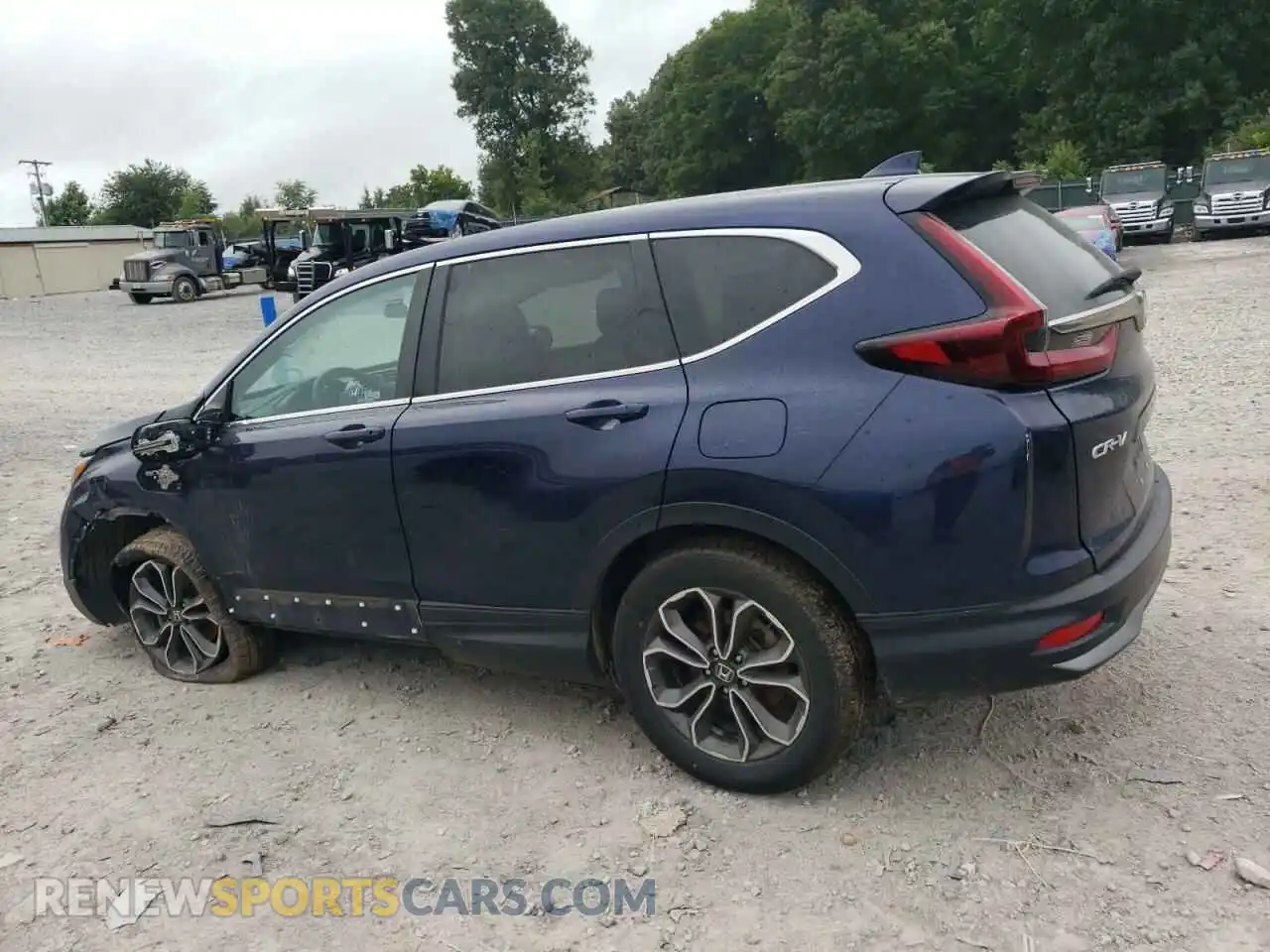 2 fotografías del automóvil dañado 5J6RW1H5XLA006148 HONDA CRV 2020
