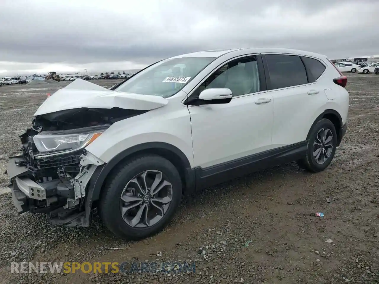 1 Photograph of a damaged car 5J6RW1H87LA008563 HONDA CRV 2020
