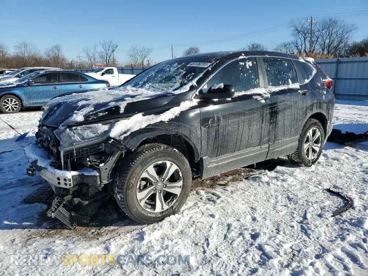 1 Photograph of a damaged car 5J6RW2H20LL002934 HONDA CRV 2020