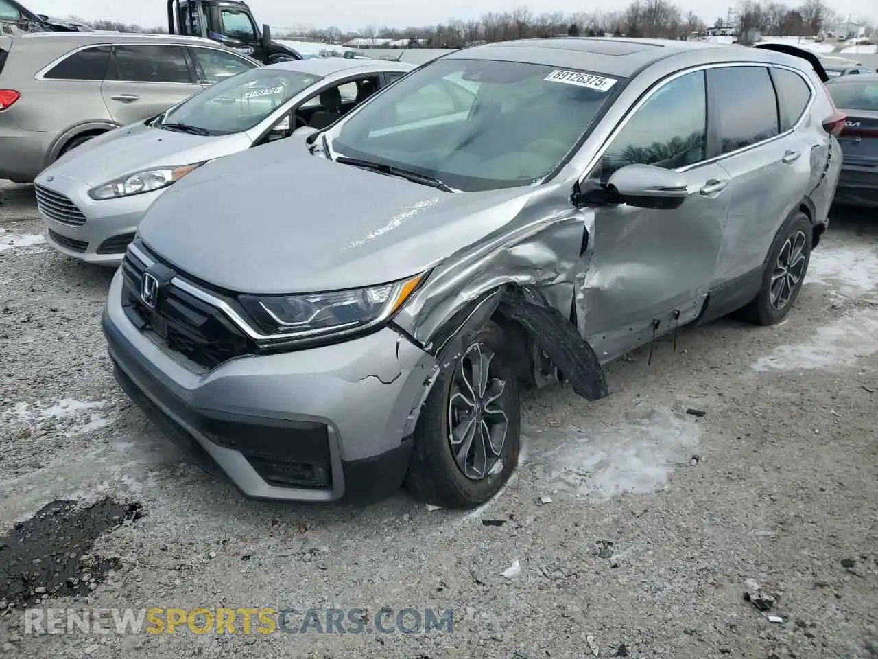 1 Photograph of a damaged car 5J6RW2H53LL030446 HONDA CRV 2020