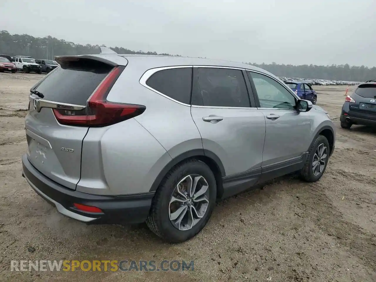 3 Фотография поврежденного автомобиля 5J6RW2H57LA001656 HONDA CRV 2020