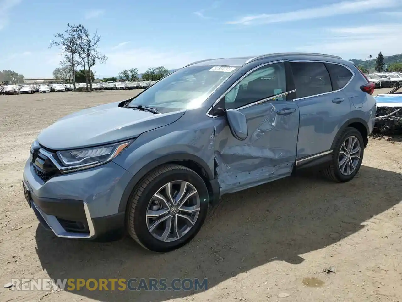 1 Photograph of a damaged car 5J6RW2H96LL003616 HONDA CRV 2020