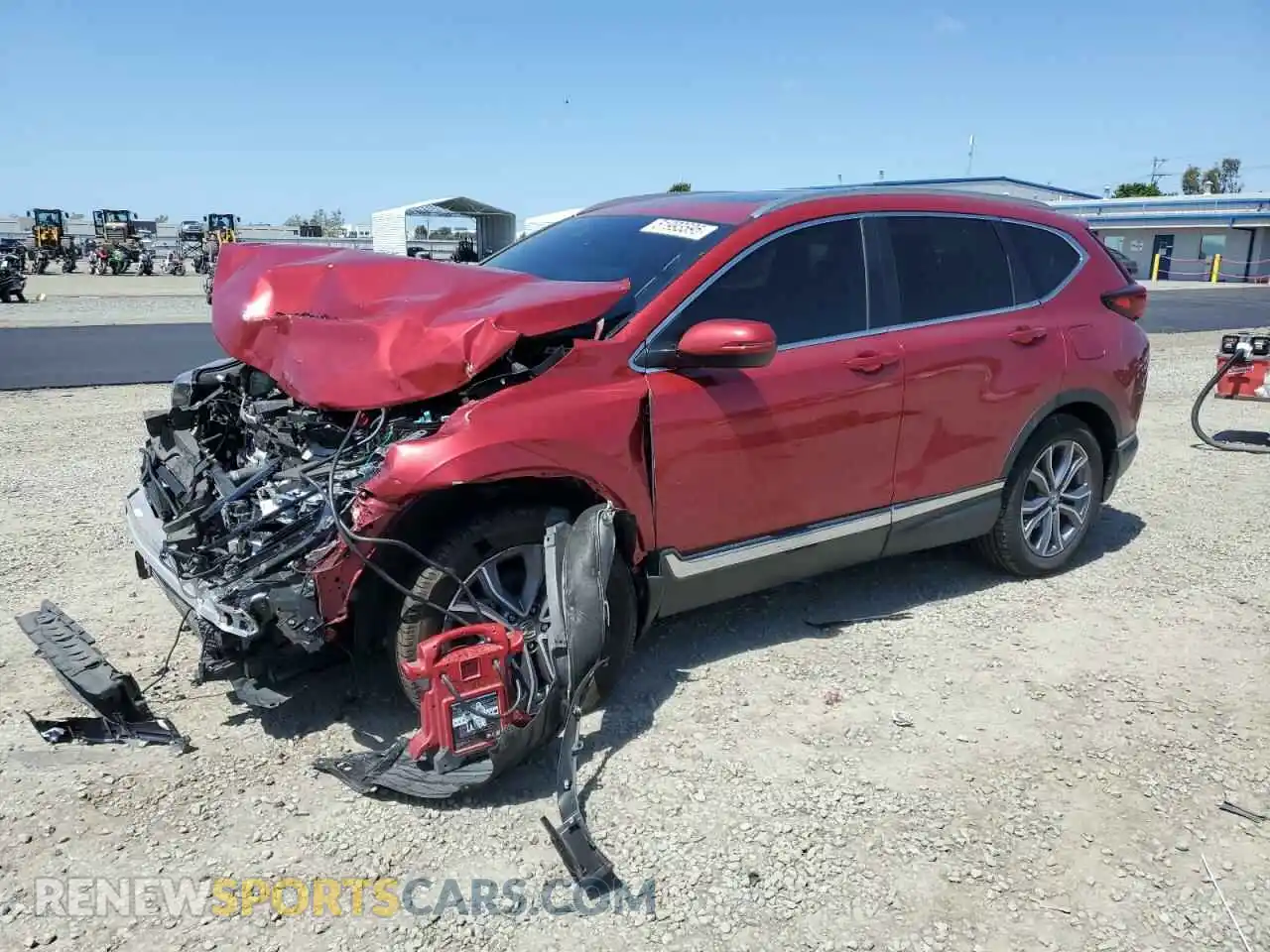 1 Photograph of a damaged car 5J6RW2H96LL006113 HONDA CRV 2020