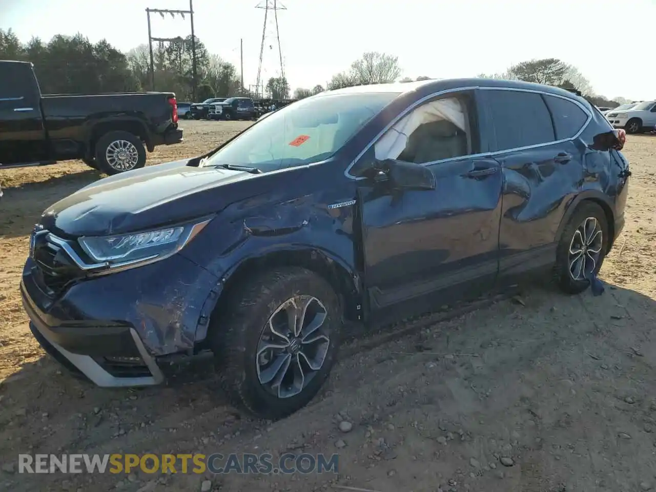 1 Photograph of a damaged car 7FART6H82LE004699 HONDA CRV 2020