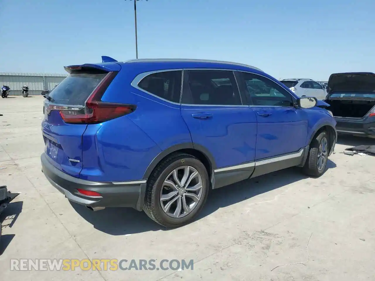 3 fotografías del automóvil dañado 7FARW1H92LE000011 HONDA CRV 2020