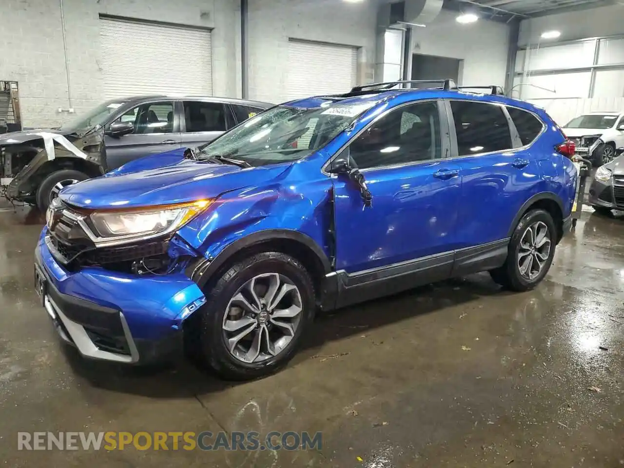 1 Photograph of a damaged car 7FARW2H56LE013248 HONDA CRV 2020