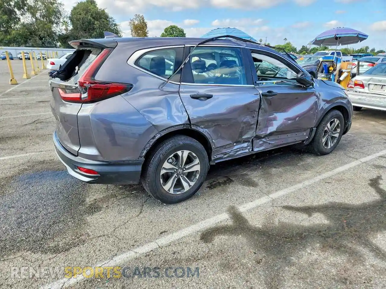 3 Photograph of a damaged car 2HKRW1H22MH408526 HONDA CRV 2021