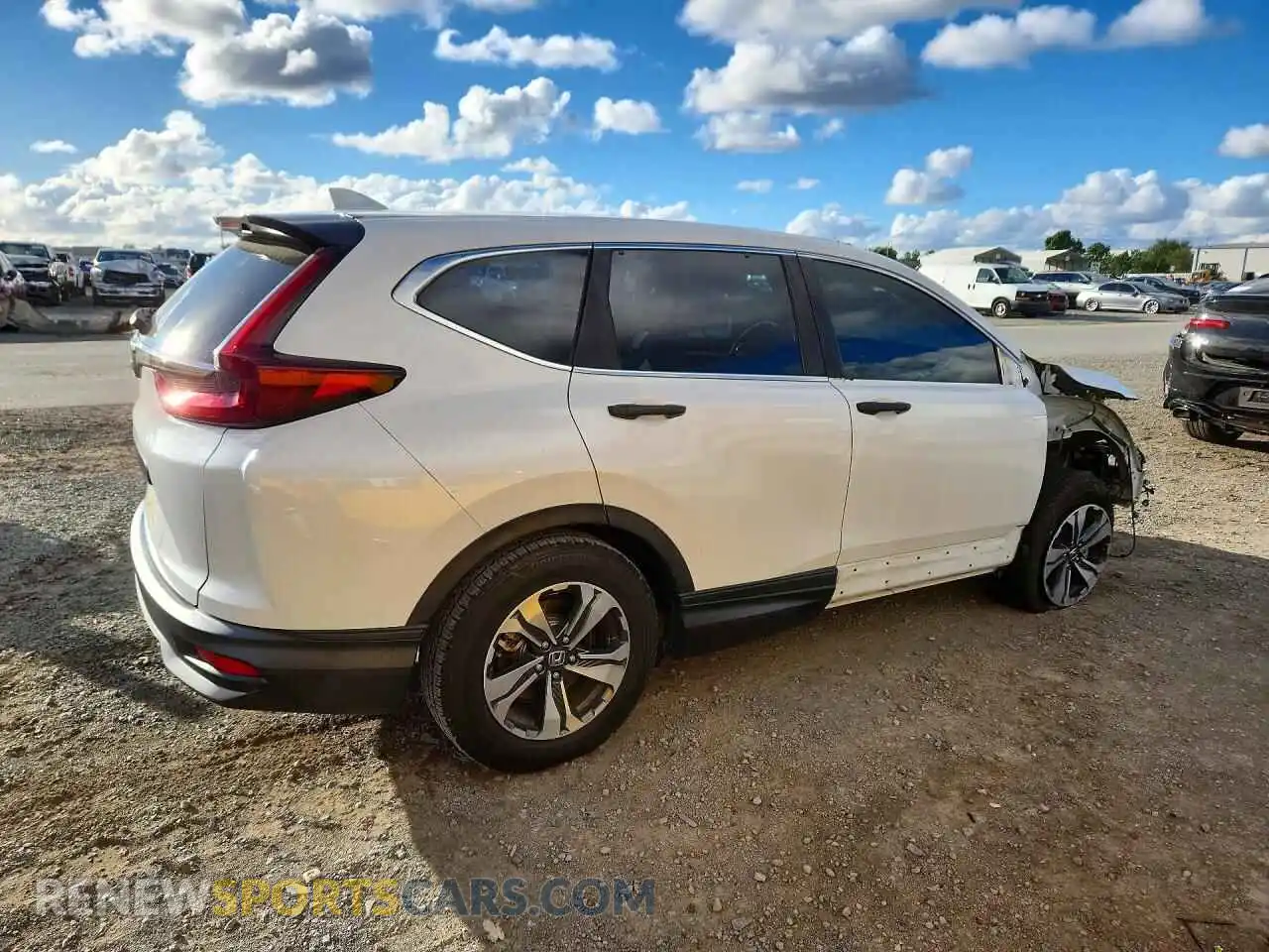 3 Photograph of a damaged car 2HKRW1H24MH409323 HONDA CRV 2021