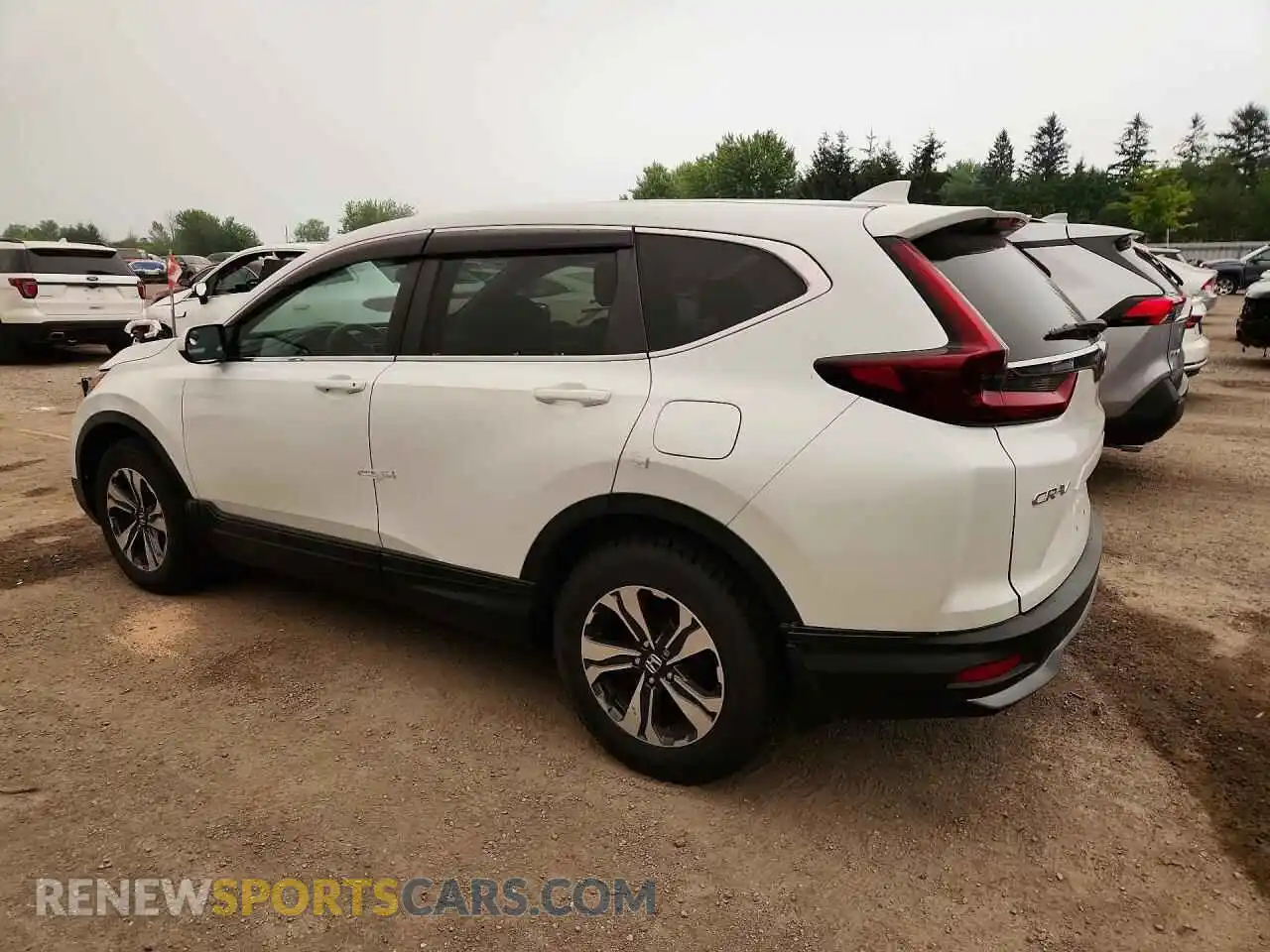 2 fotografías del automóvil dañado 2HKRW1H27MH001589 HONDA CRV 2021