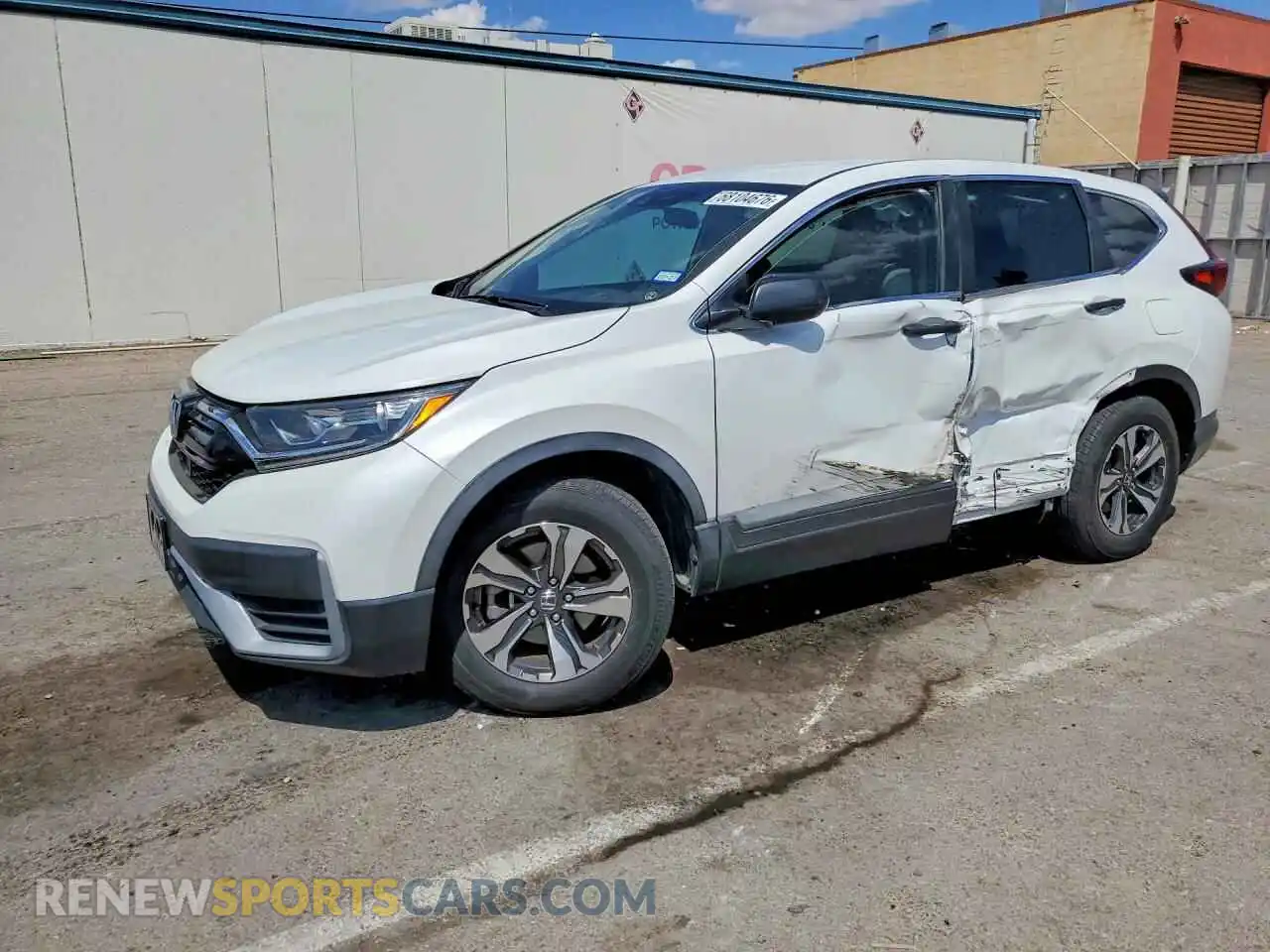 1 fotografías del automóvil dañado 2HKRW1H2XMH408791 HONDA CRV 2021