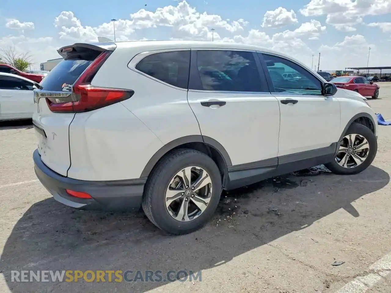 3 fotografías del automóvil dañado 2HKRW1H2XMH408791 HONDA CRV 2021