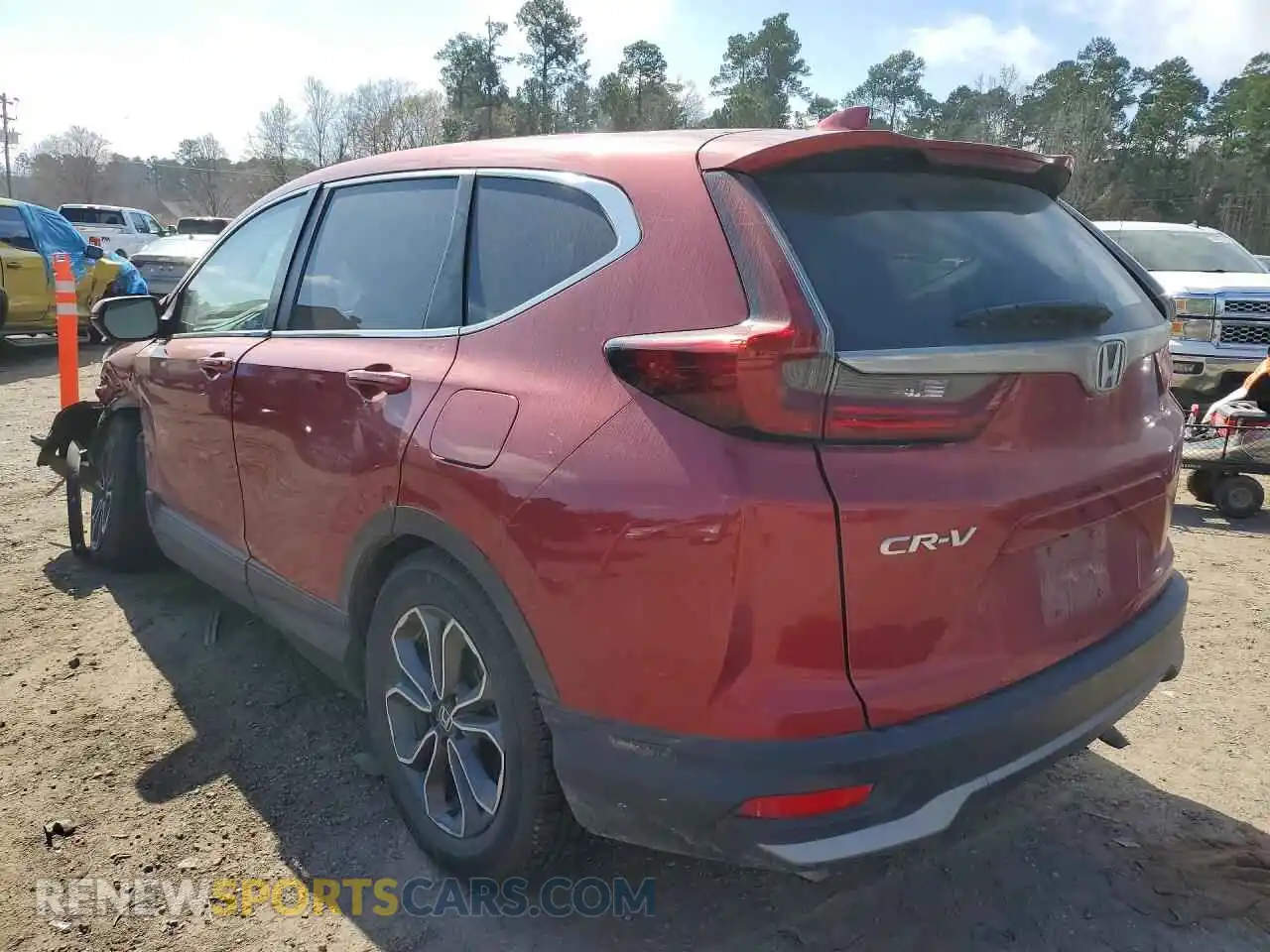 2 Photograph of a damaged car 2HKRW1H50MH405456 HONDA CRV 2021