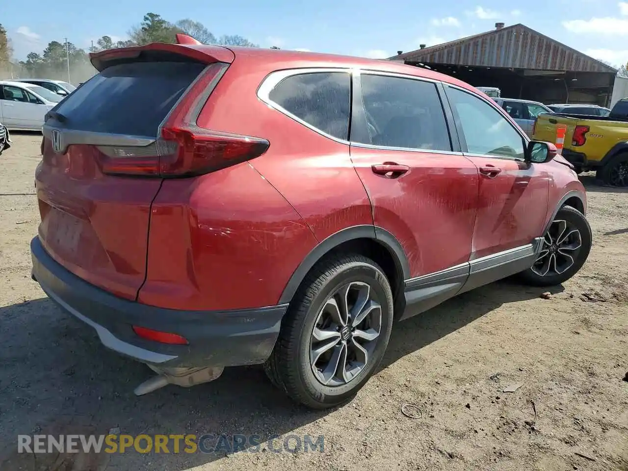 3 Photograph of a damaged car 2HKRW1H50MH405456 HONDA CRV 2021