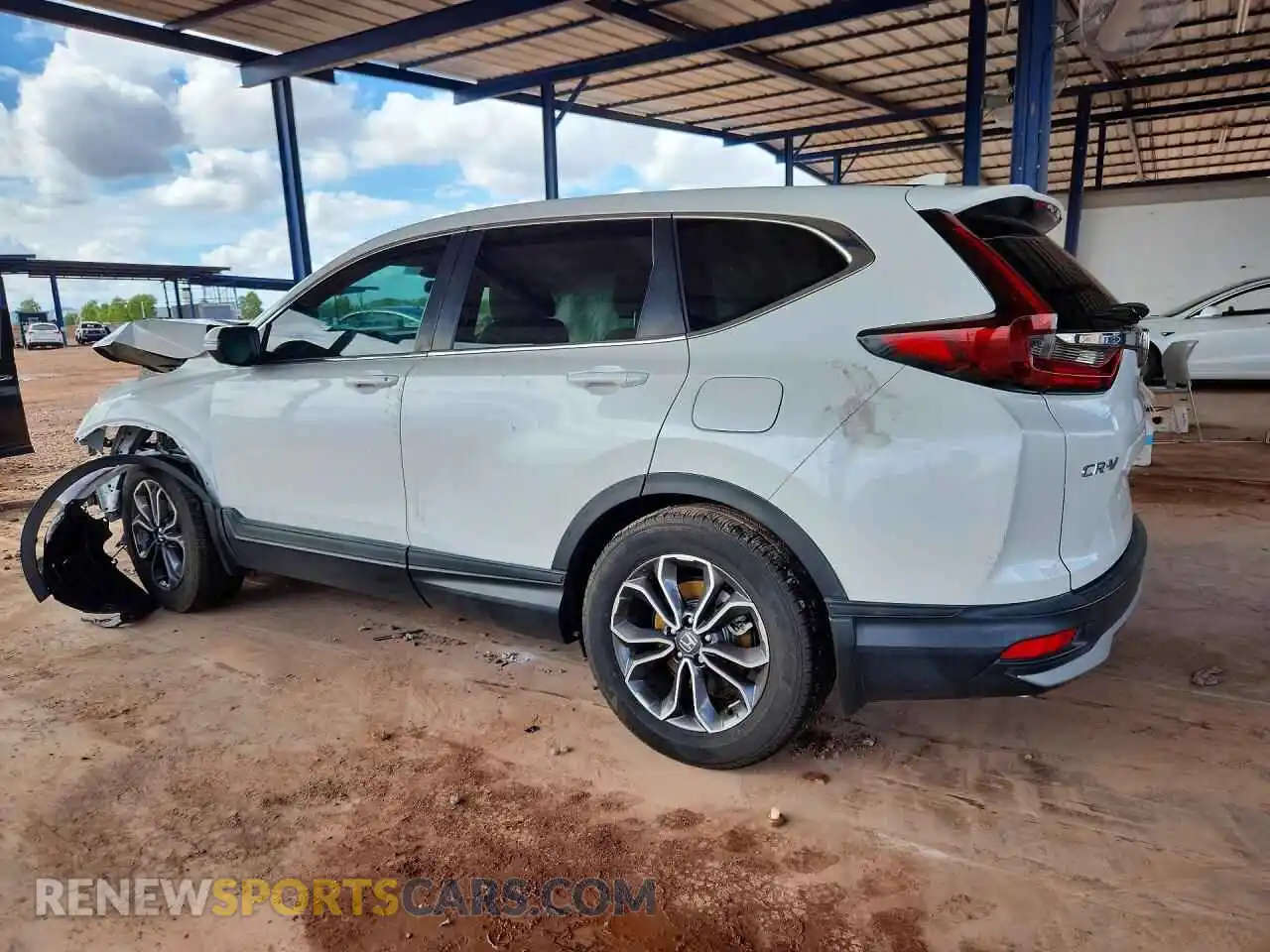 2 Photograph of a damaged car 2HKRW1H50MH406901 HONDA CRV 2021