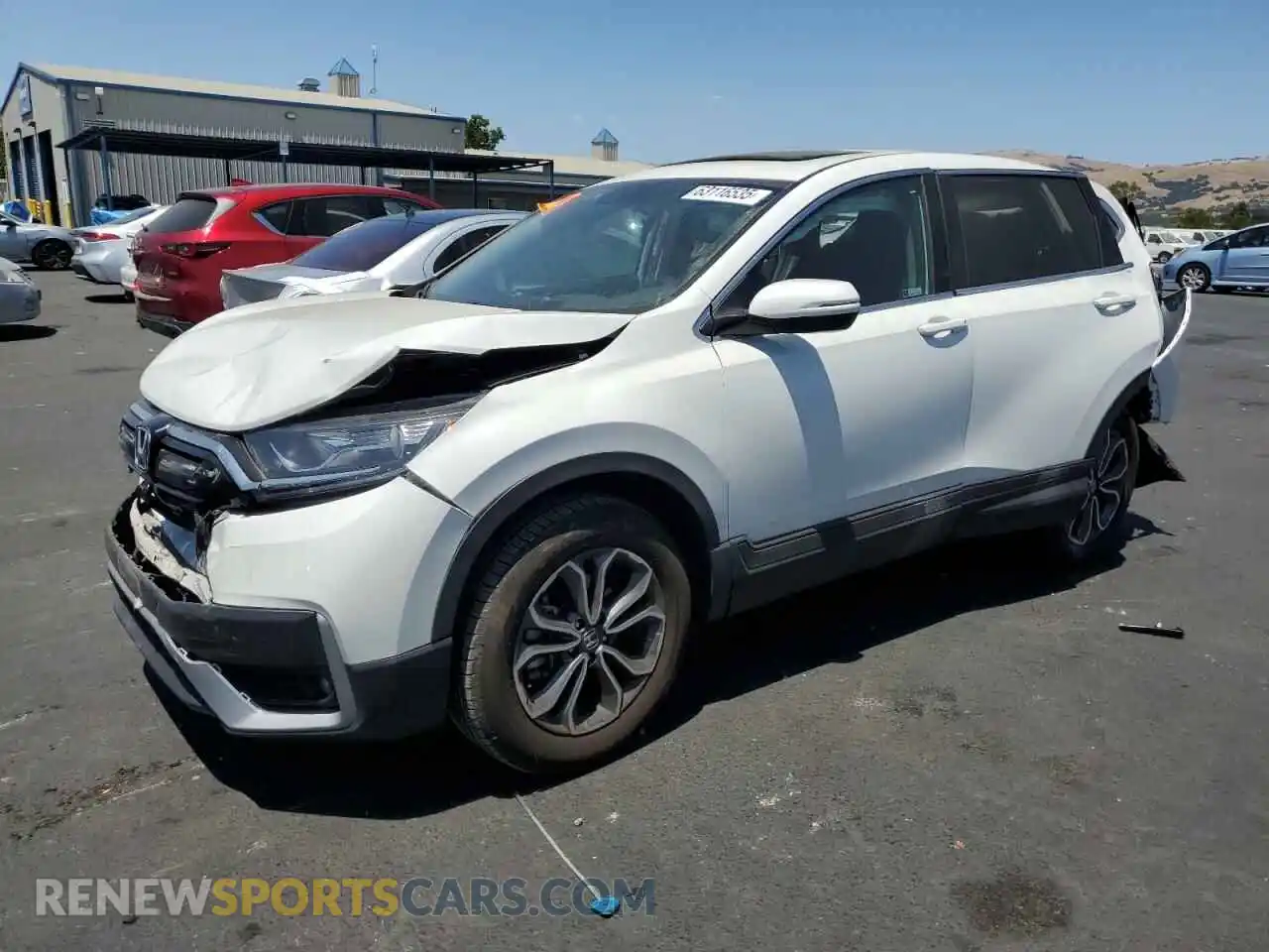 1 Фотография поврежденного автомобиля 2HKRW1H50MH417784 HONDA CRV 2021
