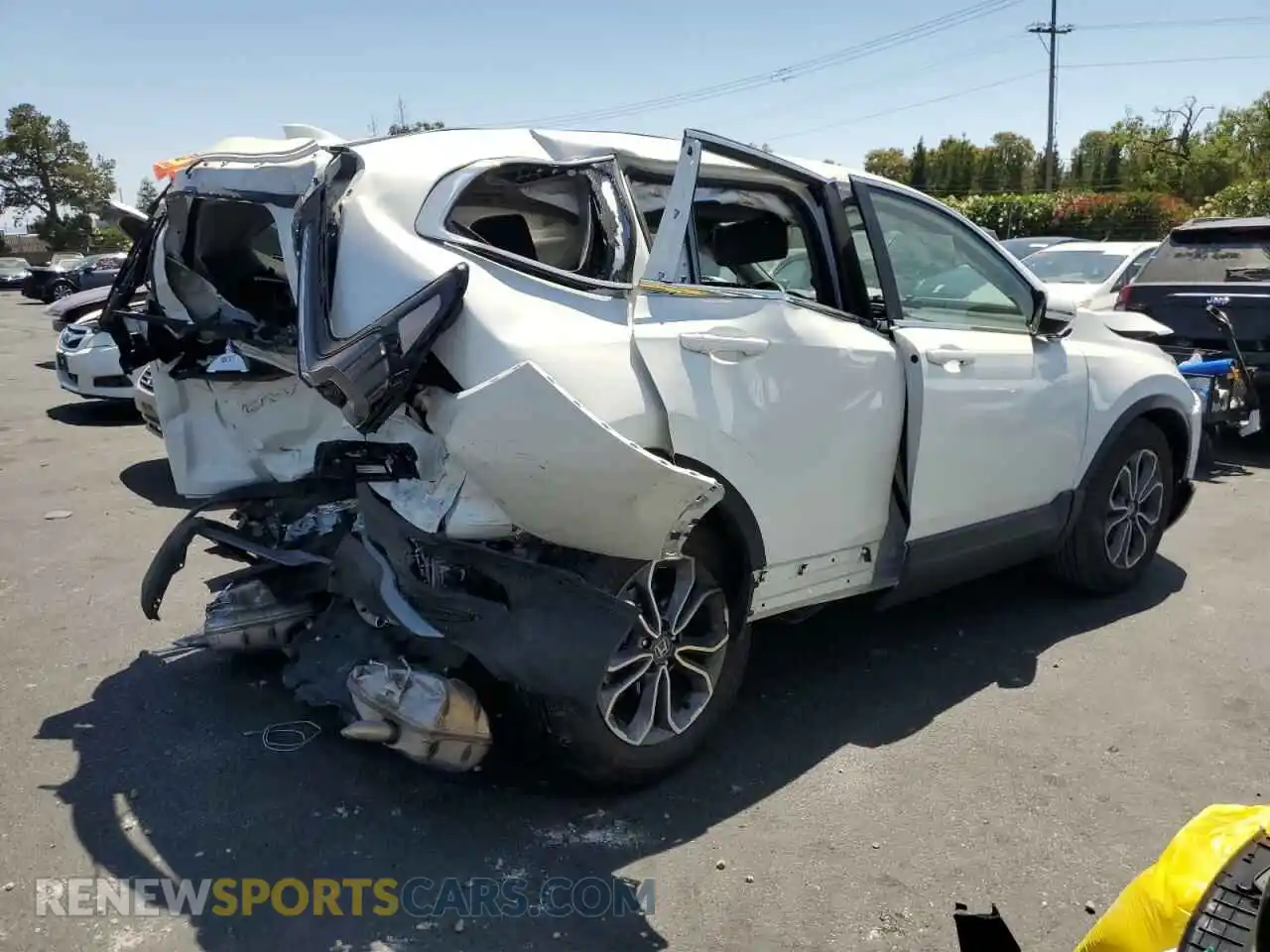 3 Фотография поврежденного автомобиля 2HKRW1H50MH417784 HONDA CRV 2021
