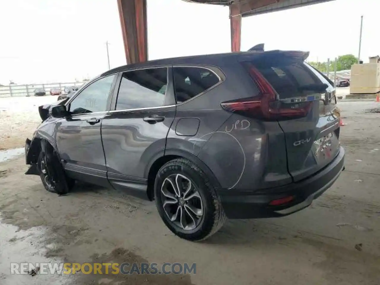 2 Photograph of a damaged car 2HKRW1H50MH419213 HONDA CRV 2021