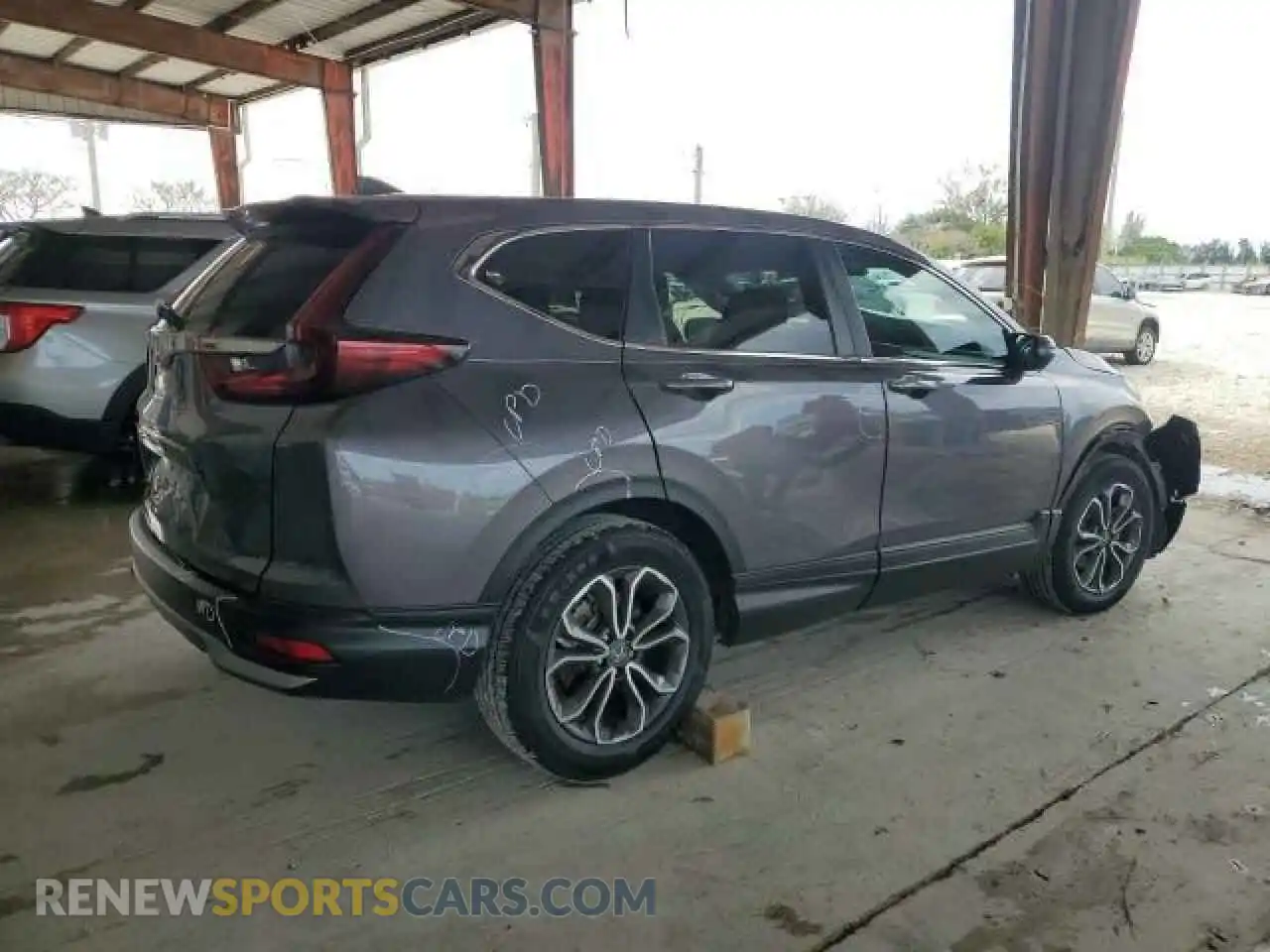 3 Photograph of a damaged car 2HKRW1H50MH419213 HONDA CRV 2021