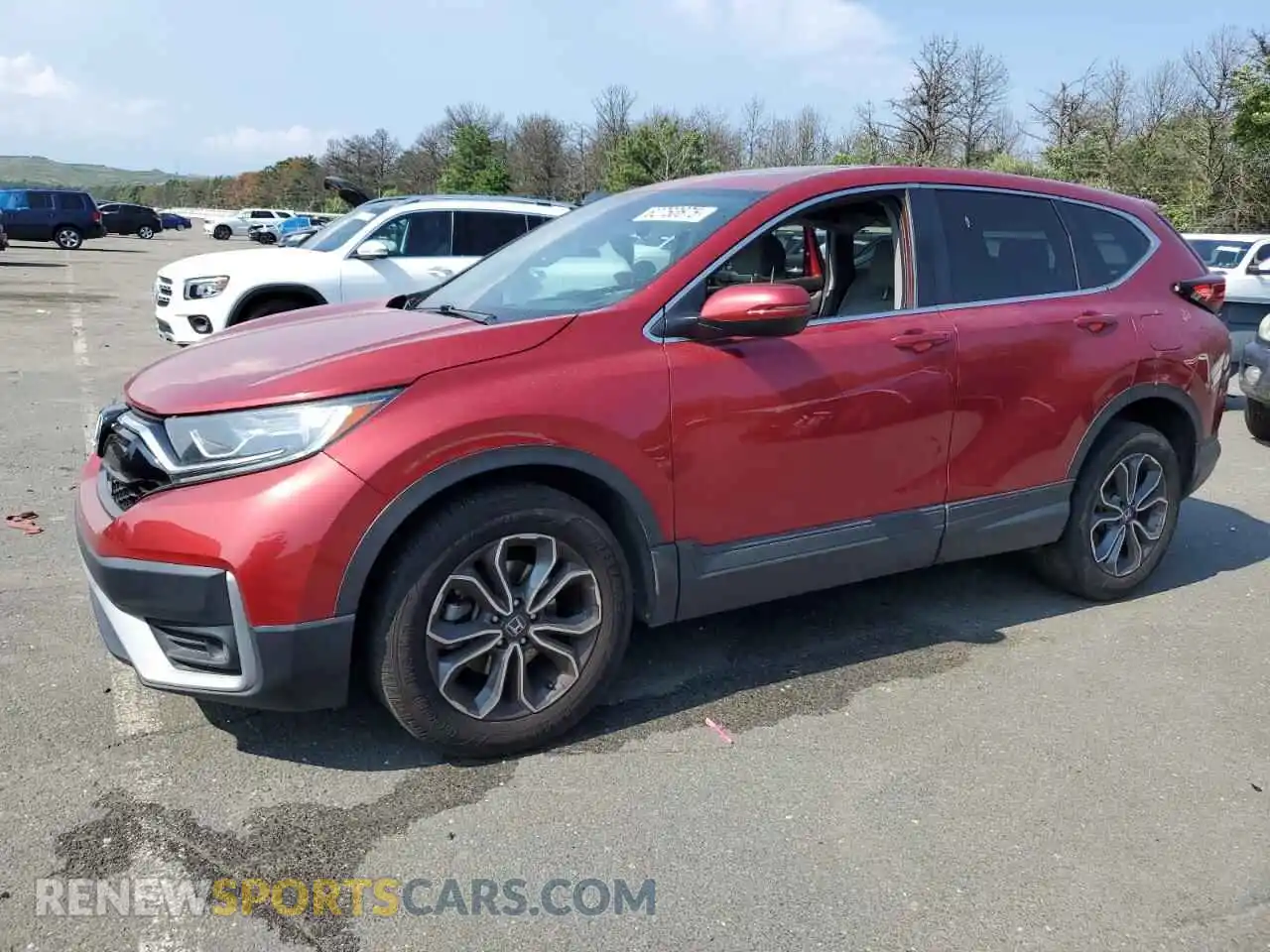 1 Photograph of a damaged car 2HKRW1H50MH429305 HONDA CRV 2021