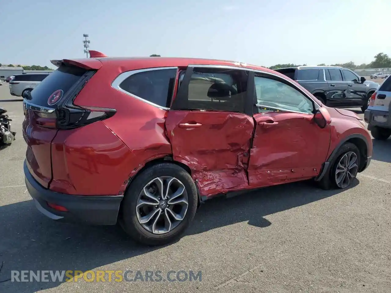 3 Photograph of a damaged car 2HKRW1H50MH429305 HONDA CRV 2021