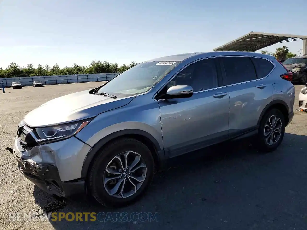 1 Photograph of a damaged car 2HKRW1H51MH417891 HONDA CRV 2021