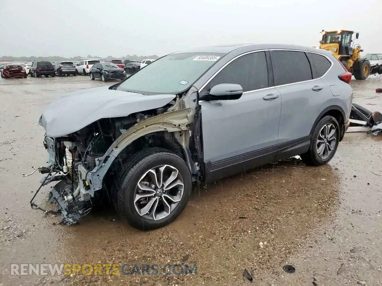 1 Photograph of a damaged car 2HKRW1H52MH413638 HONDA CRV 2021